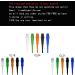 CyeeLife Professional Soft Dart Tips 2BA 500-Pack Plastic Points - CL21 Style - Black - 5 Colors - Buy Online on GoSupps.com