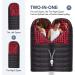 Keencamp 0 Degree XXL Sleeping Bag for Winter | Cold Weather Adult 4 Season Big and Tall | Cotton Flannel, Pillow & Compression Sack | Black_L - Buy Online on GoSupps.com