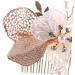 FRCOLOR 1PC Hair Comb Clip Wedding Hair Comb Women Hair Accessory Bridal Hair Comb Crystal Rhinestone Hair Pin Bridal Comb crystal hair comb Bride Insert Comb Miss hair accessories leaf - Buy Online on GoSupps.com