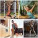 VEICK Resistance Bands Set of 4 - Heavy Stretch Exercise Bands for Men & Women | Pull Up Assistance & Home Gym Fitness Equipment - Buy Online on GoSupps.com