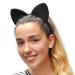 Shop Chelsea Jones Black Soft Fabric Cat Ears Headband - Stylish & Comfortable Hairband for All Occasions | Fast International Shipping - Buy Online on GoSupps.com