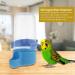 Raxove Bird Automatic Water Dispenser Bird Water Drinking Water Bottle Safe Hanging Bird Supplies Hanging in Birds Cage Drinker Container for Parrots Budgie Cockatiel Blue - Buy Online on GoSupps.com