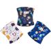 Cutebone Male Washable Dog Diapers - 3 Pack Reusable Belly Bands for Dogs | High-Suction & Adjustable Velcro | Fun Designs: Krocodile Dinosaur & Rocket | Fits 35.5-43cm - Buy Online on GoSupps.com