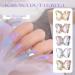 SANWOOD Shiny Butterfly Nail Ornament | 3D Crystal Colorful Foil Paint Decorations for DIY Manicure Nail Art #04 - International Shipping Available - Buy Online on GoSupps.com