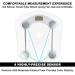 Accu-Measure Digital Scale - Accurate & Precise Bathroom/Home Scale - Track Progress Easily - Up to 400 Pounds - Buy Online on GoSupps.com