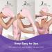 Umisleep Extra Large Microfiber Hair Towel 2 Pack - Ultra Absorbent Hair Drying Wrap for Curly Long Thick Hair - Anti Frizz Hair Turban - White Pink - Buy Online on GoSupps.com