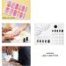 Nail Accessories Silicone Nail Art Stamping Mat Manicure Mat Nail Polish Coloring Practice Pad Nail Tool for DIY Application Practice (White) Nail Set Tool - Buy Online on GoSupps.com