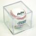 SAFTGARD SUPPLIES Baseball Square Cube Holder Display CASE with Stand