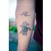 Henna Style Temporary Tattoo for Men & Women  Semi-Permanent Tattoos  Waterproof and Long Lasting 2 Weeks  Realistic Fake Tatttoos (Beach Lover)