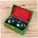 Frcolor Hand Massage Balls - Set of 3 Gemstone Baoding Balls for Yoga & Fitness | Chinese Sound Therapy & Hand Relief - Buy Online on GoSupps.com