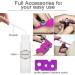 Yalbdopo Frosted Clear Roller Bottles for Essential Oils - 10pcs Refillable with Stainless Steel Roller Balls & Lids - Best Quality | International Shipping - Buy Online on GoSupps.com