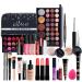 BrilliantDay 26PCS Professional Makeup Set & Portable Travel All-in-One Cosmetic Set Eyeshadows Highlighter Lipstick Blush Brushes Compact and Lightweight Design for Girls Women #4*27PCS
