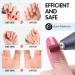 Portable Electric Nail Drill with Metal File - USB Efile for Acrylic & Gel Nails - Home Salon Manicure Pedicure - Grey - Buy Online on GoSupps.com