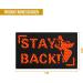 Oneigris Hi-Vis Reflective Dog Patches - Orange/Black Laser-Cut Design for Enhanced Visibility | International Shipping Available - Buy Online on GoSupps.com