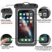 6 Pack Universal Waterproof Phone Pouch - Large IPX8 Dry Bag for iPhone and Samsung - Multicolor - Buy Online on GoSupps.com
