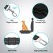 Zellar Dog Seat Belt 1 pack Adjustable Elastic Bungee Strong Durable Dog Car Harness Restraint With 360 Degree Swivel Attach Won't Twist black - Buy Online on GoSupps.com