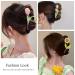 6 Pcs Metal Tulip Hair Claw Clips - Non-Slip Sunflower Design for Women - Large and Durable Clamp for Thin and Thick Hair - Buy Online on GoSupps.com