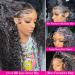 Blomas Deep Wave 28 Inch Human Hair Lace Front Wig for Black Women - 180% Density, Pre-Plucked with Baby Hair, Transparent Lace Frontal - Curly Hair Wig - Buy Online on GoSupps.com
