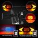 Rechargeable Bike Lights Set - Super Bright Front Headlight and Tail Light with Turn Signals for Night Riding - Buy Online on GoSupps.com