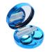 Homsfou 1 set of colored contact lenses contact case eye contact case mirror film contact lens container eye lens organizer luxurious holder holiday needs care box travel container