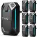 NexKey Upgraded Version Ultrasonic Pest & Insect Repeller Ultrasonic Repellent for Roach Electronic Plug in Pest Control 2 Mode Switching - Black - Pack Of 6
