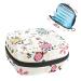 GIAPB Period Bag Sanitary Napkin Storage Bag Period Pouch Travel Makeup Bag Cartoon Cow Butterfly Flower Color4631