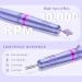 YaFex Electric Nail Drill Machine - 30000RPM Professional Efile Nail File for Acrylic Nails - LED Display, Shaping, Buffing, Gel Nail Removal - Purple - Buy Online on GoSupps.com