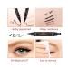 Winged Eyeliner Stamp Set - Dual Ended Waterproof Liquid Pen for Long Lasting Cat Eye Flick - Smudge Proof Vamp Style - 2 Sizes Included - Buy Online on GoSupps.com