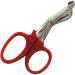 Surgimax Mini 11.5cm Tough Cut Bandage Nurses First Aid Paramedic Shears Tuff Cut Scissors - Red