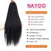 Senegalese Twist Crochet Hair - 8 Packs 18 Inch | Small Twist Braids for Black Women | Hot Water Setting, Natural Ends (1B) - Buy Online on GoSupps.com