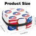 Buy Stylish Menstruation Pad Bag with Zipper - American Flag Donut Design | Women s Napkin & Tampons Collection Bag - Buy Online on GoSupps.com