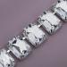 YERTTER Silver Rhinestone Choker Necklace - Adjustable Chunky Chain for Women - Clear Rhinestone Statement Jewelry for Party and Music Bar - Buy Online on GoSupps.com