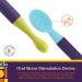 Special Supplies Buzz Buddy Oral Stimulation Kit - 6 Soft Textured Heads for Calming Sensory Needs, Speech Support, and Self Feeding - Gentle Vibrations - Buy Online on GoSupps.com