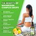 Magnesium Glycinate Liquid Drops with Taurate Citrate - Mangesium Supplement for Sleep Stress Relief Bone Muscle - 2 Fl Oz Vegan Lemon Flavor - Buy Online on GoSupps.com