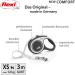 Buy Flexi Retractable Leash New Comfort - Black XS 3m | Small Comfort Band - International Shipping Available - Buy Online on GoSupps.com