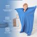 Sensory Sock (Medium 47''L X 27''W) - Special Supplies Body Sock for Stress Relief - Self-Calming Full-Body Wrap - Blue - Buy Online on GoSupps.com
