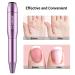 AIRSEE Portable Electric Nail Drill Kit for Acrylic Gel Nails - 11Pcs Bits, 56 Sanding Bands - Purple - Buy Online on GoSupps.com