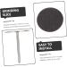 RORPOIR 1 Set Nail Polishing Sheets Nail Kits Sanding Disc Attachment Electric Grinding Slices Nail Disc Bit Power Nail File Pedicure Sanding Disc Stainless Steel Nail Drill Exfoliating - Buy Online on GoSupps.com