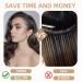 Flvaco 20 Inch Dark Brown Synthetic Clip In Hair Extensions - 6PCS Long Wavy Hairpieces for Women | Thick Double Weft Full Head Extensions (230G) - Buy Online on GoSupps.com