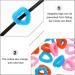 Buy Homsfou Heart Shape Slipproof Ear Clips for Women - Silicone Glasses Bands & Holders - Buy Online on GoSupps.com