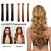 Heat-Free Curlers Set - 3 Pieces for Heatless Overnight Curls | Ideal for All Hair Types | Khaki Color - Buy Online on GoSupps.com