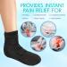 Foot Ankle Ice Pack Cooling Socks with 6 Reusable Gel Packs - Hot Cold Therapy for Pain Relief & Swelling - Plantar Fasciitis, Achilles Tendonitis, Sprains - Buy Online on GoSupps.com