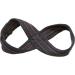 Figure 8 Loop Deadlift Straps - 70 cm Length - Ideal for Powerlifting and Weightlifting - Black with Red Strips - Buy Online on GoSupps.com