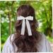 6pcs Lace Hair Bow for Women Girls Tulle Lace Bows for Hair with Long Ribbon White Lace Bow with Metal Clips for Party Birthday Wedding Festival - Buy Online on GoSupps.com