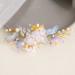 Gold Butterfly Wedding Hair Vine - Crystal Pearl Bridal Headband - Buy Online on GoSupps.com