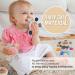 Organic Wooden and Silicone Baby Teething Toy Rings for Natural Pain Relief (Khaki) - Buy Online on GoSupps.com