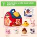 Shop Montessori Farm Animal Toys for Babies 6-12 Months | Rattle Mirror & Sensory Play for Toddlers 1-3 - Buy Online on GoSupps.com