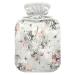 Heat bottle with reference 2 l of hard-wearing warm-up bag for handwheel warmer shoulder and neck pain cramps heating press and heat therapy pattern of classic rose flowers_654379327