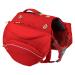 Luffwear Palisades Hundred backpack backpack storage bag and saddlebags portable dishwasher sack with bags and linen fastening point for hiking and camping Red Sumac Large/X-Large L/XL