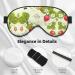 Lovely Strawberry Print Unisex Sleep Mask - Double-Sided Eye Mask for Sound Sleep & Skin Care - Buy Online on GoSupps.com